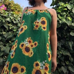 Vintage(?) Sunflower Slip Dress